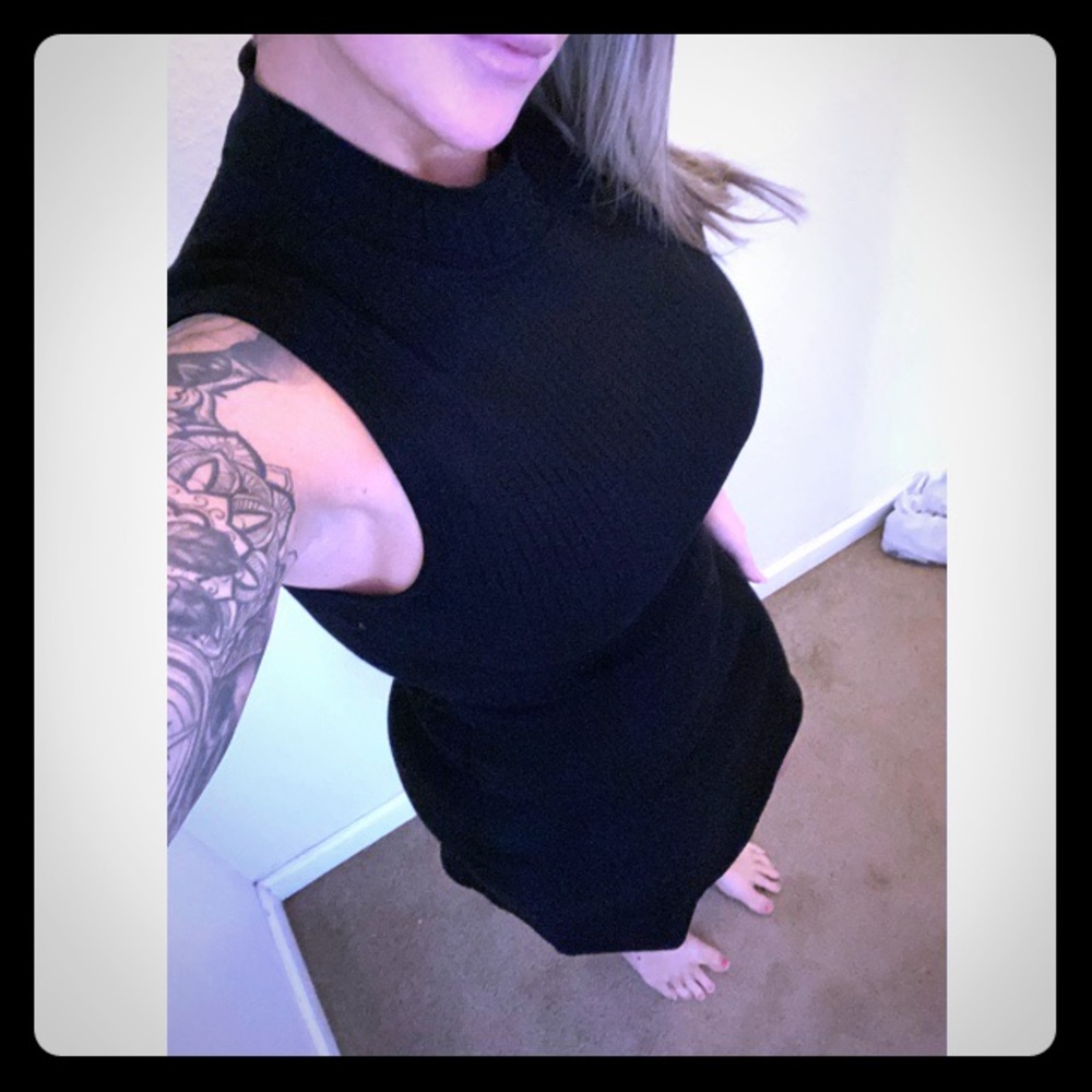 NWT Theory Black sweater MK Reverie Dress M